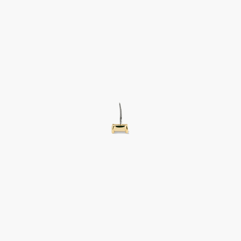 Piercing Studio - Baguette Diamond Flat Back Stud