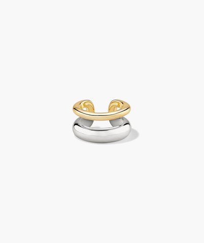 Single Duet Mixed Ear Cuff