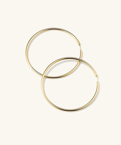 Oversized Thin Hoops