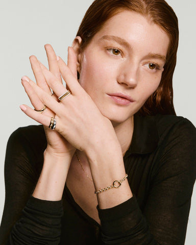 Pavé Puzzle Stacking Ring