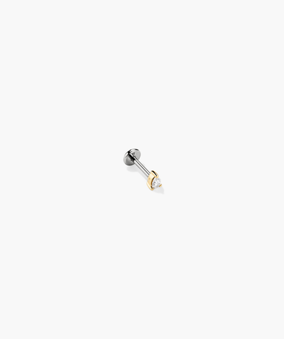 Piercing Studio - Pear Diamond Flat Back Stud
