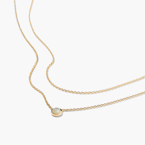 Layered Opal Necklace