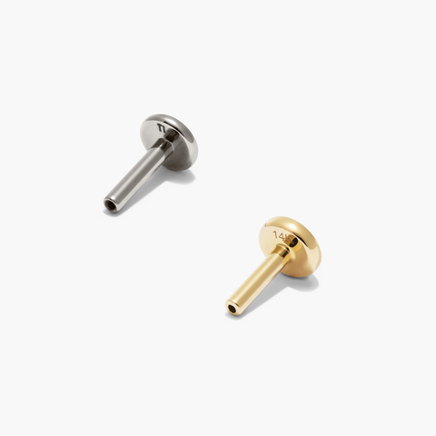 Piercing Studio - Diamond Bar Flat Back Stud