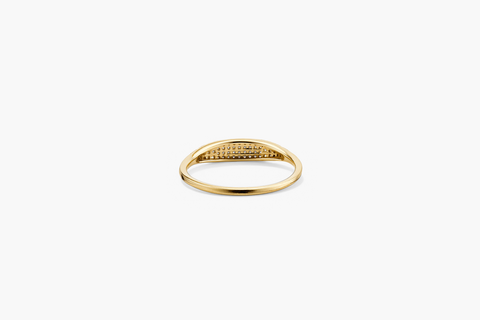 Pavé Diamond Slim Signet
