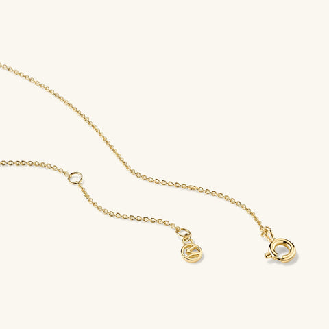 Baguette Gemstone Station Necklace