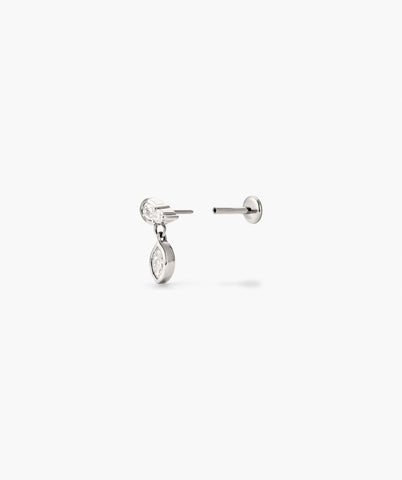 Piercing Studio - Single Lab Grown Diamond Drop Stud