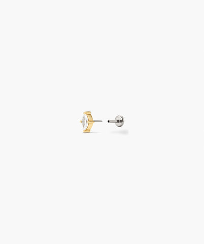 Piercing Studio - Single Lab Grown Diamond Marquise Stud