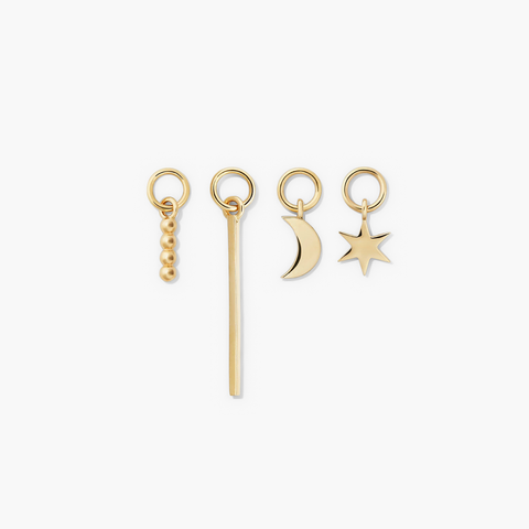 Single Bar Hoop Charm