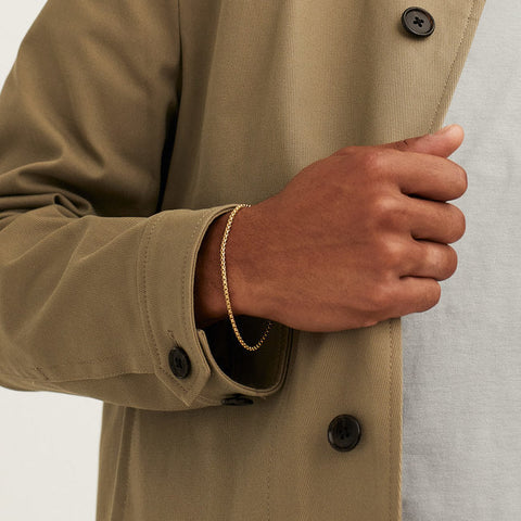 Round Box Chain Bracelet